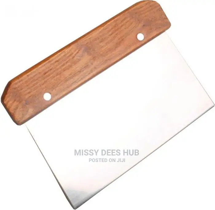 Dough Cutter Scraper Stainless Steel With Wooden Handle