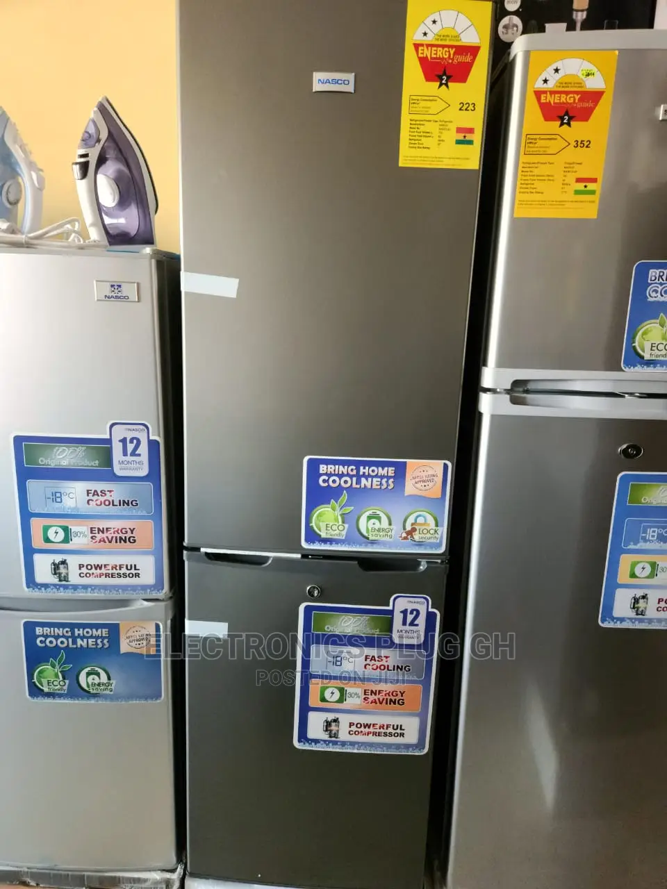 Nasco 198 Litres Top Freezer