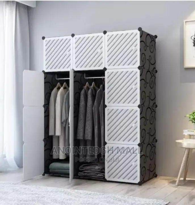 12 Cubes Plastic Wardrobe