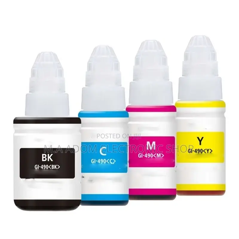 Canon 490 Color Ink Tank Cartridge - Set of 4
