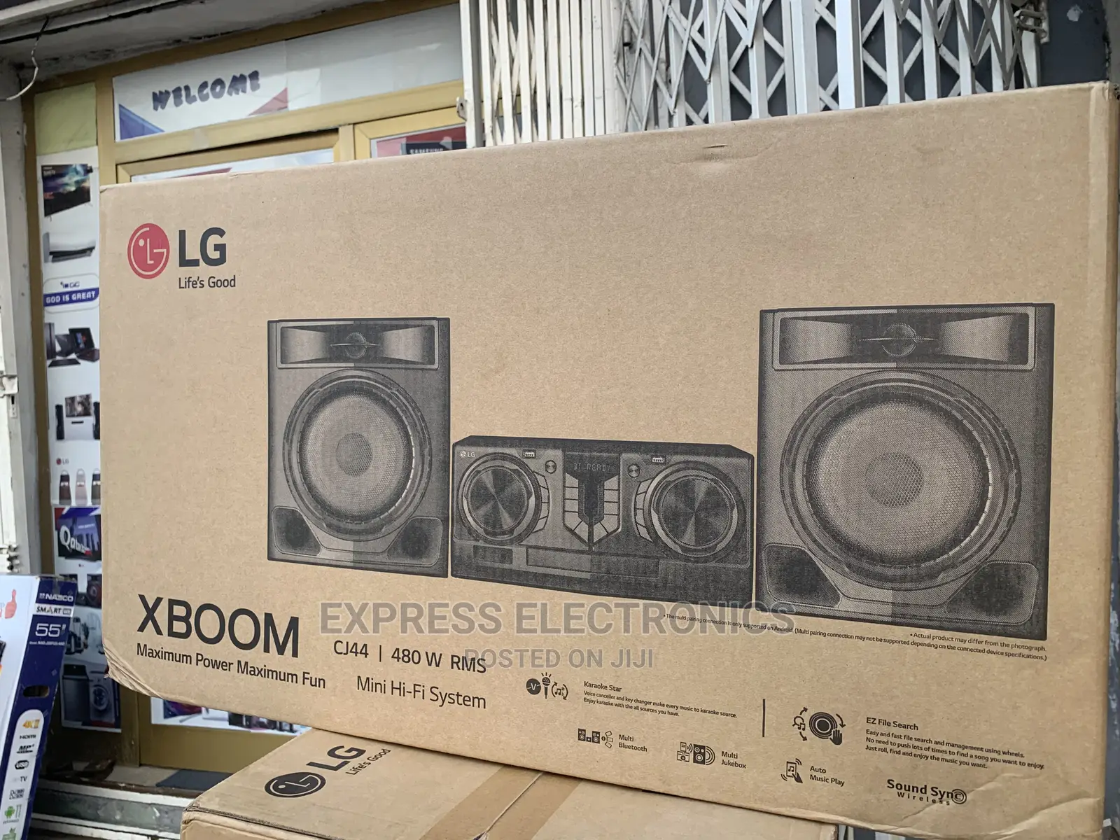 Powerful Sound LG 480 W Xboom Sound System+ Kettle