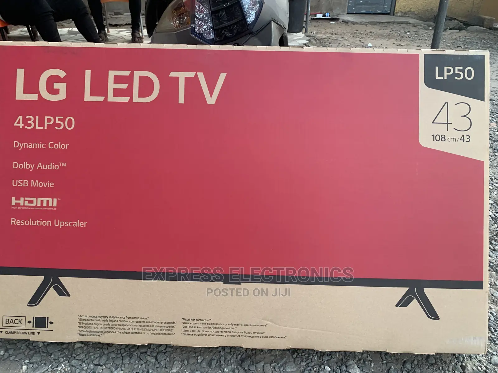 Durable New LG 43 Digital FHD 1080 Pixels TV+DSTV/Tv Guard