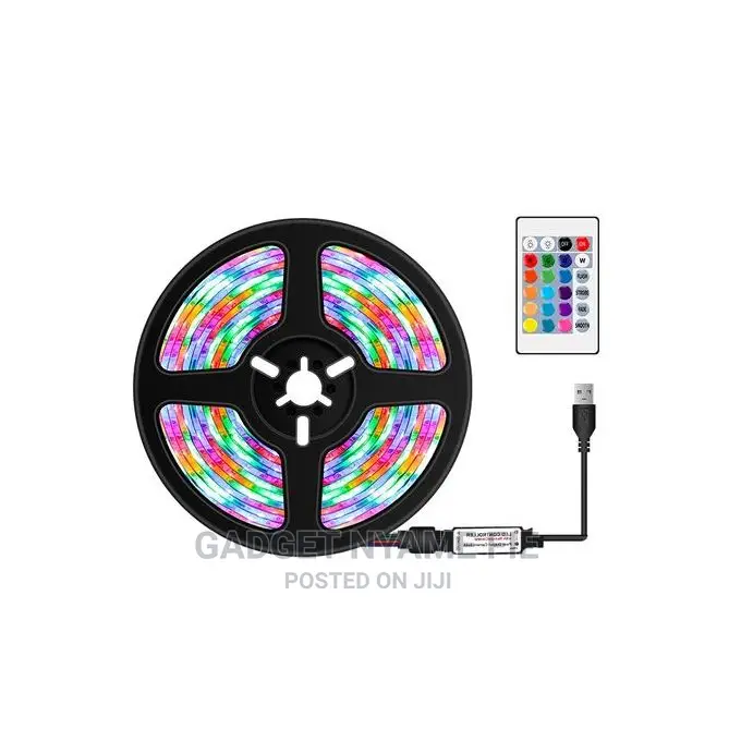 5m LED Light Strip USB 16 Color Remote Control Light Bar