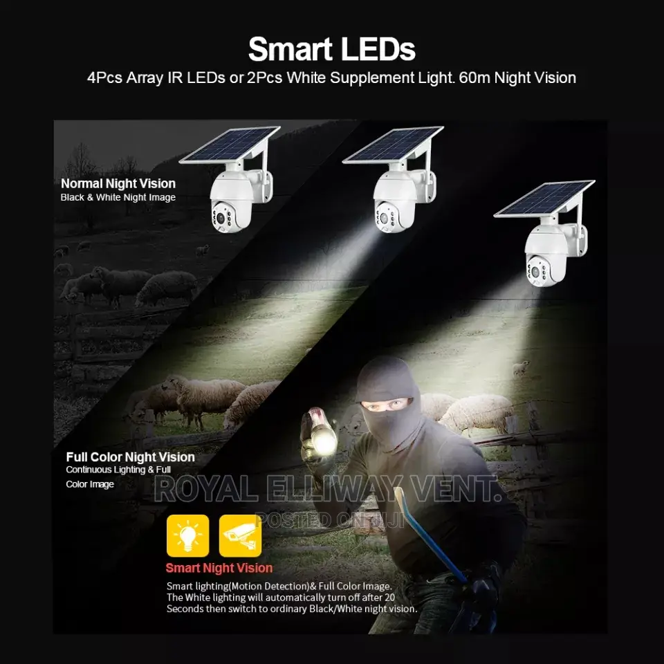 4mp 4g Solar PTZ Camera