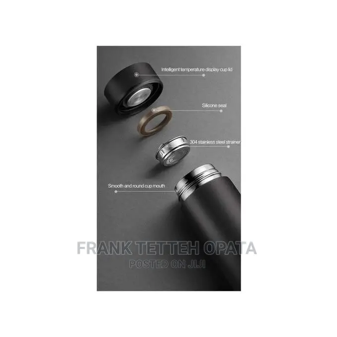 LED Touch Screen Display Temperature Bottle - 500ml