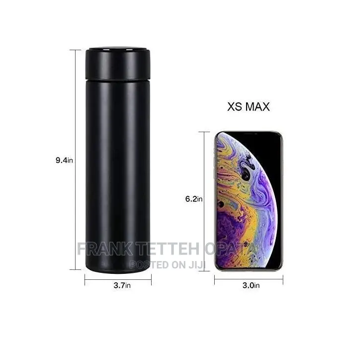 LED Touch Screen Display Temperature Bottle - 500ml