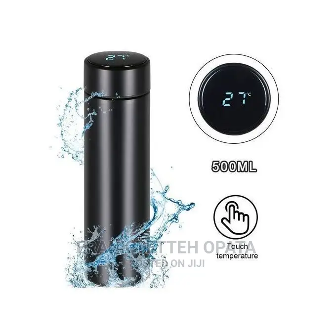 LED Touch Screen Display Temperature Bottle - 500ml