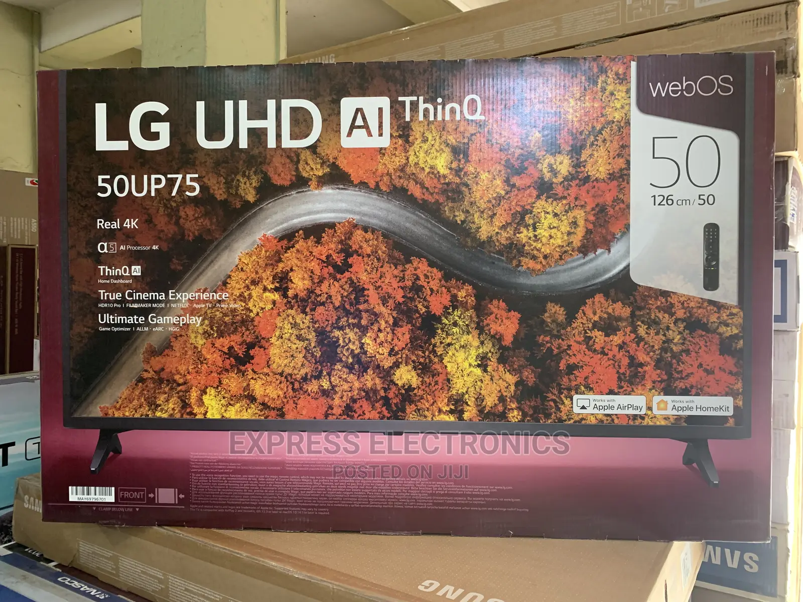 New Type LG 50UP75003 50" Ultra HD HDR Smart+ Wallmount