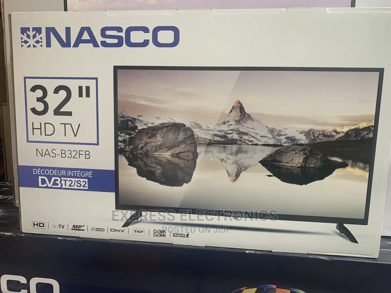 Advance New Nasco 32”Hd Digital Satellite Nas-B32fb+Tv Guard