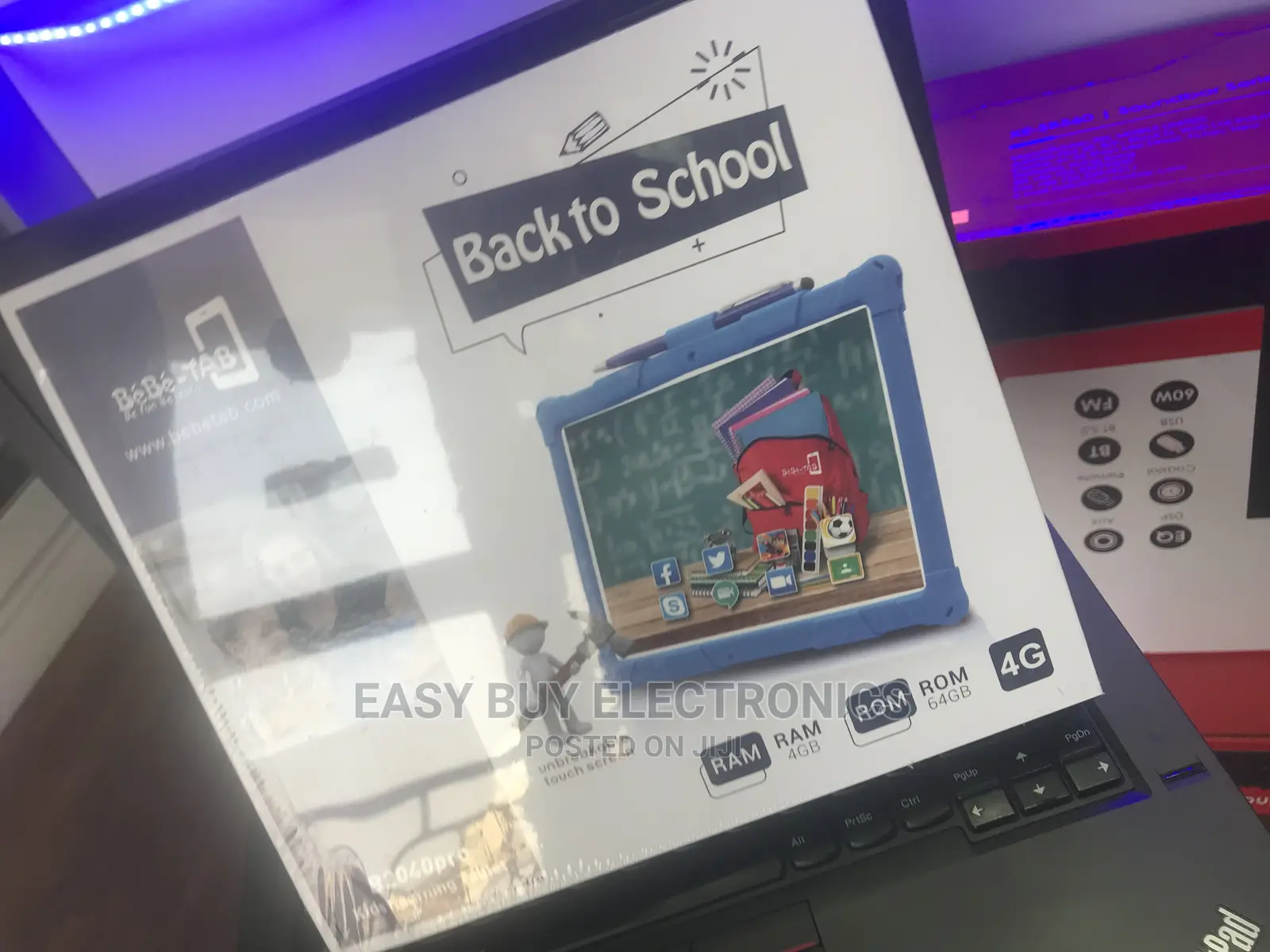 Touch Screen Bebe-Tab Kids Educational Tablet 64gb