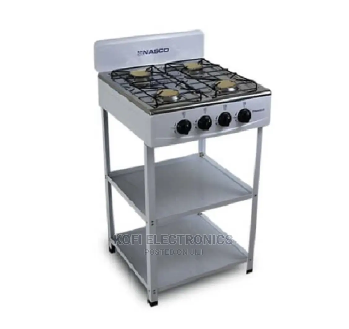 Nasco NASGS-K4BSS-S 4burner Gas Stove With Stand