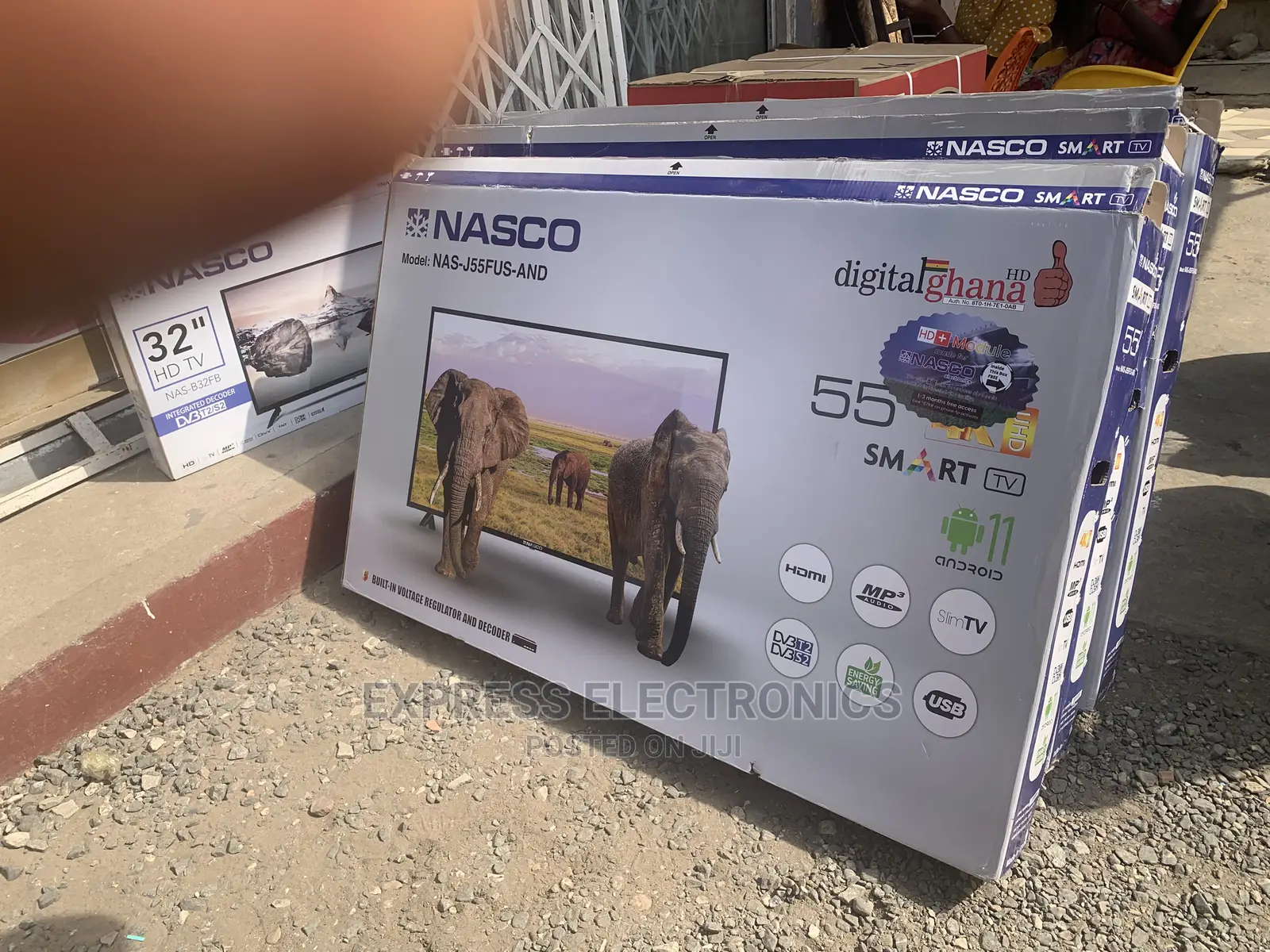 Slim Quality Nasco 55” NAS-J55FUS-AND UHD Smart Android
