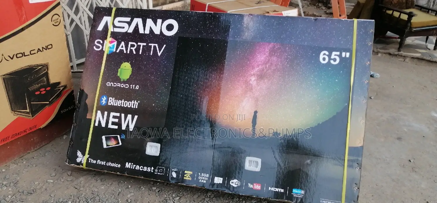 New Asano 65 Inches Smart TV