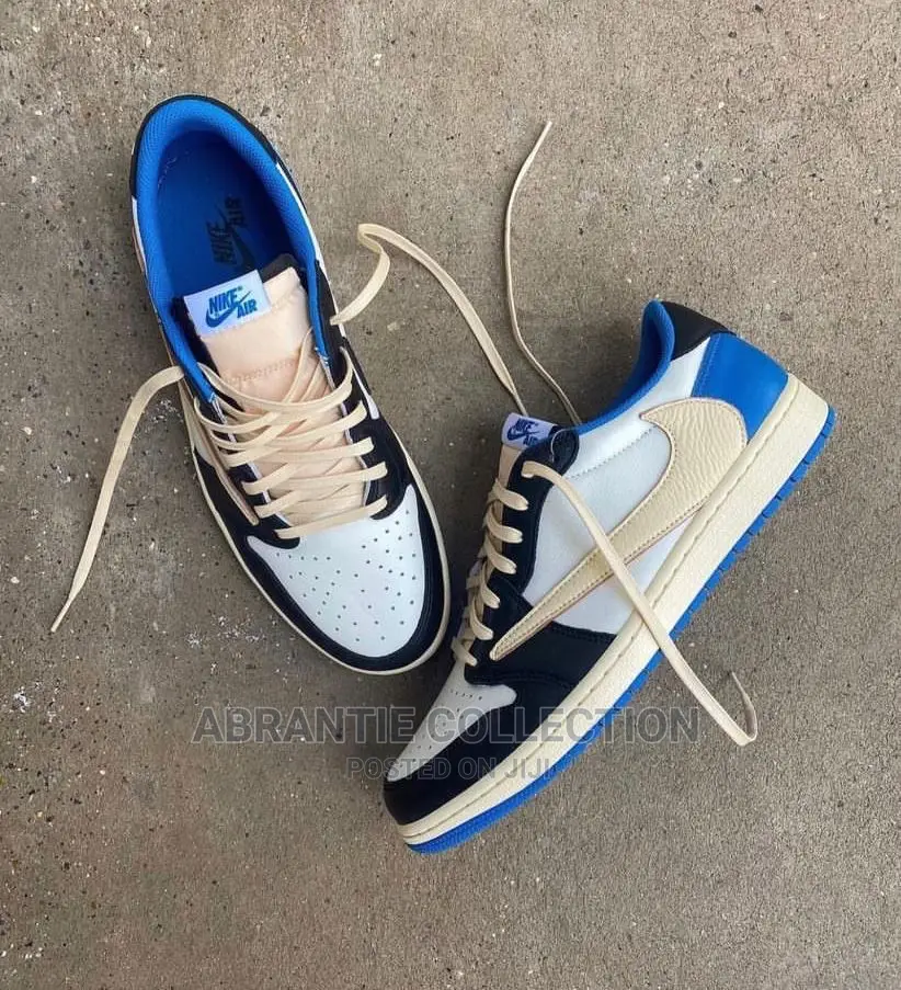 Air Jordan 1 Low Travis Scott Fragment Military Blue