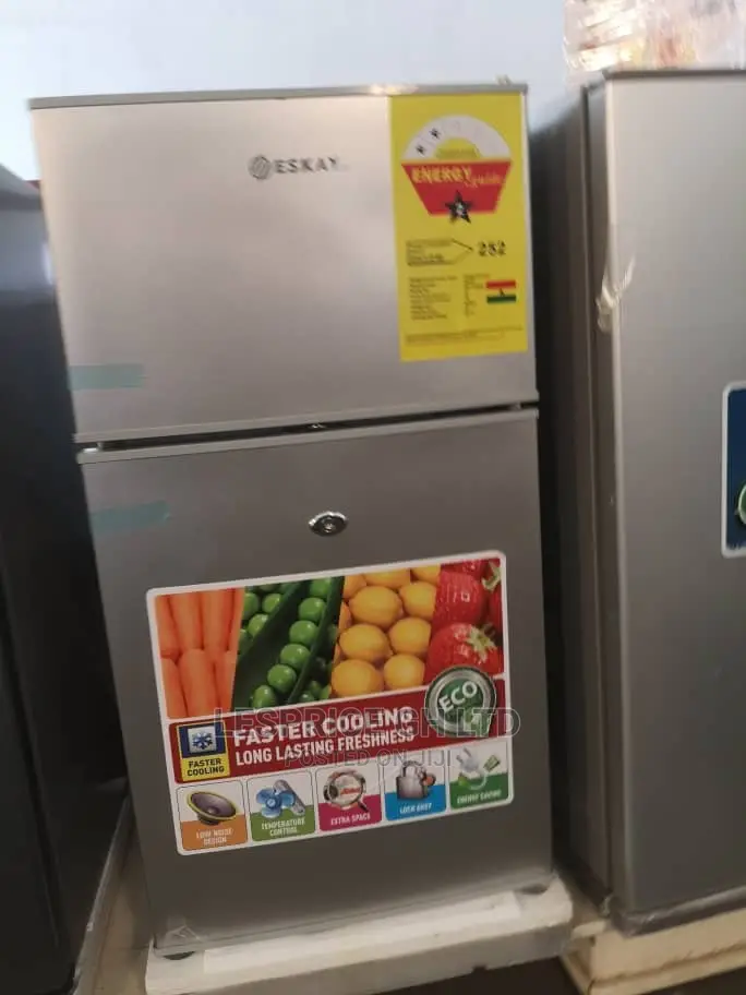 Big Promo Eskay Double Door Tabletop Fridge