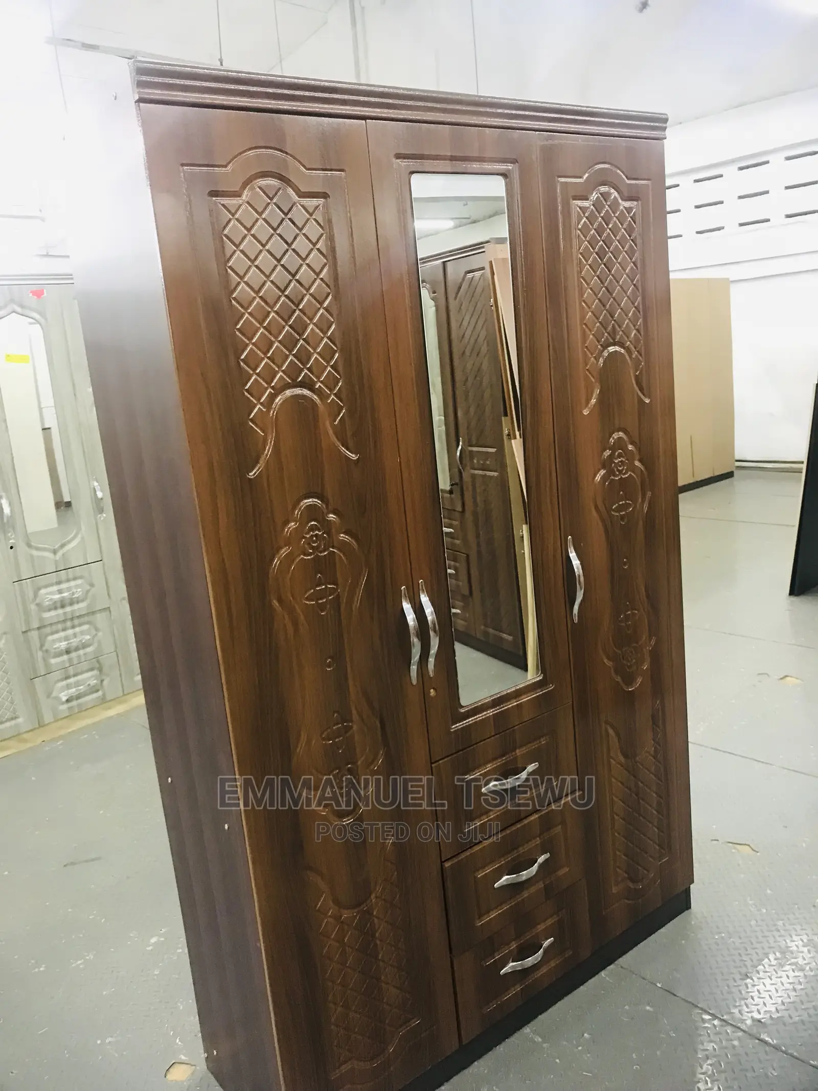 Imported Three Doors Wardrobe