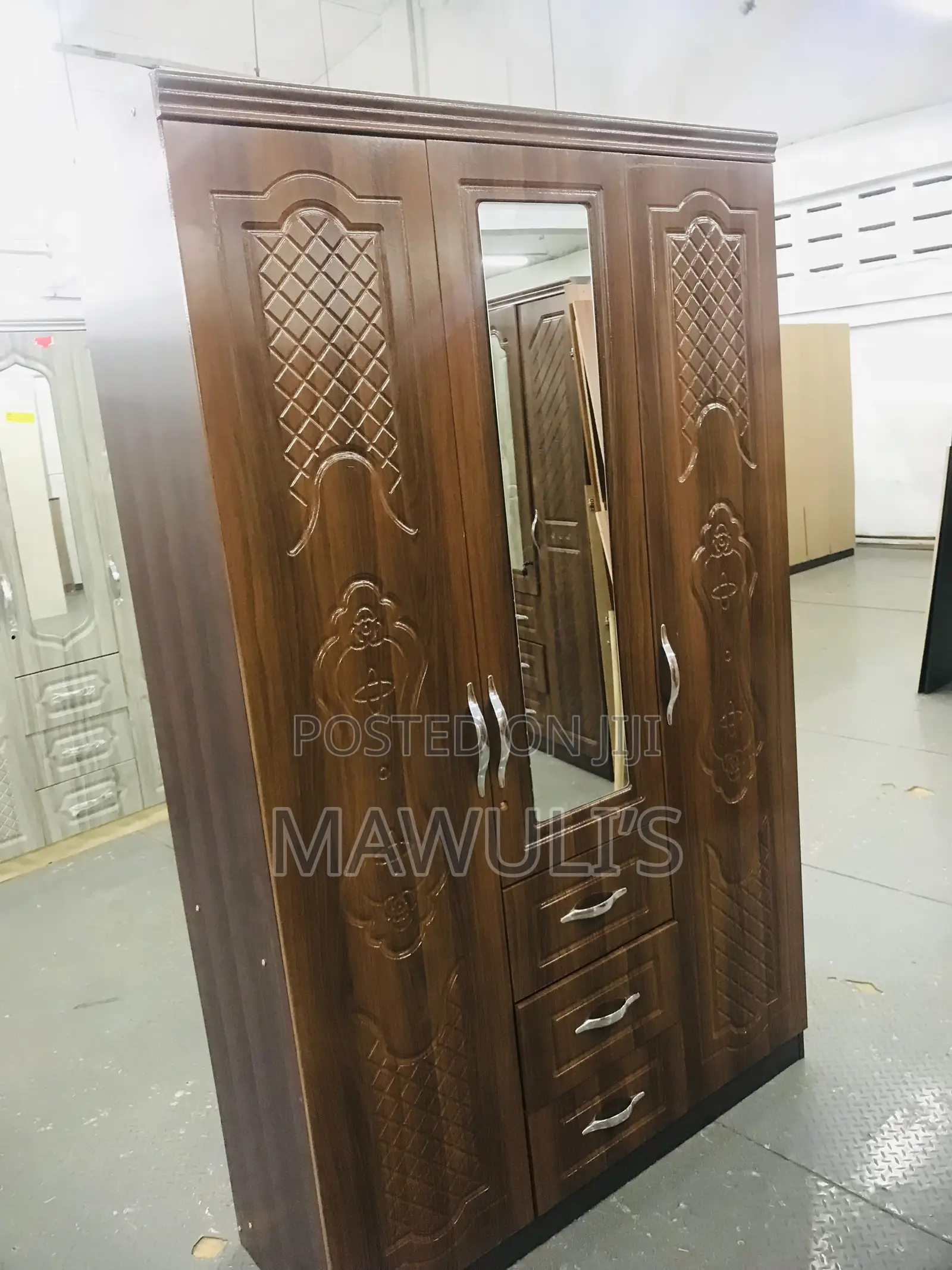 Imported Three Doors Wardrobe