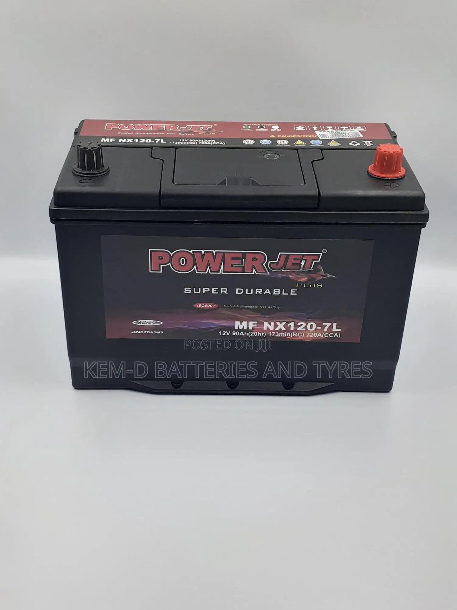 17 Plates Car Battery for Pick-Ups and 4X4 + Free Delivery