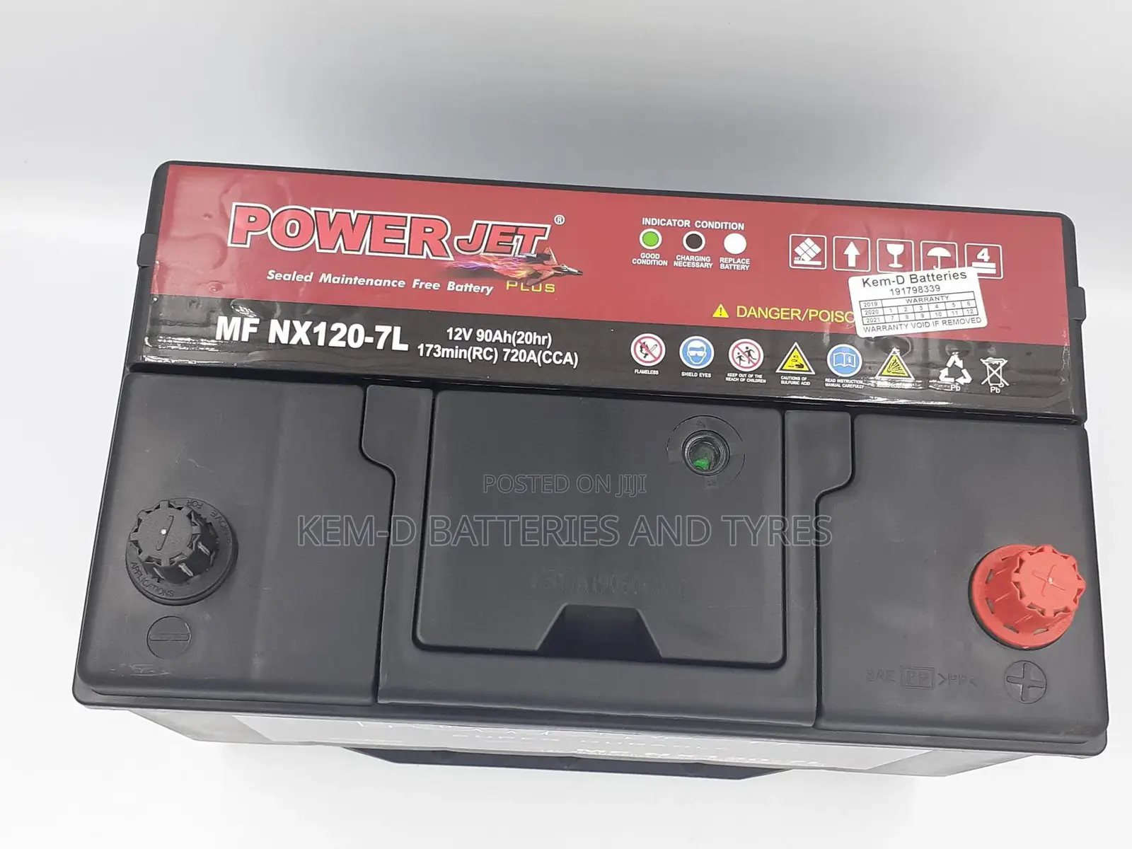 17 Plates Car Battery for Pick-Ups and 4X4 + Free Delivery