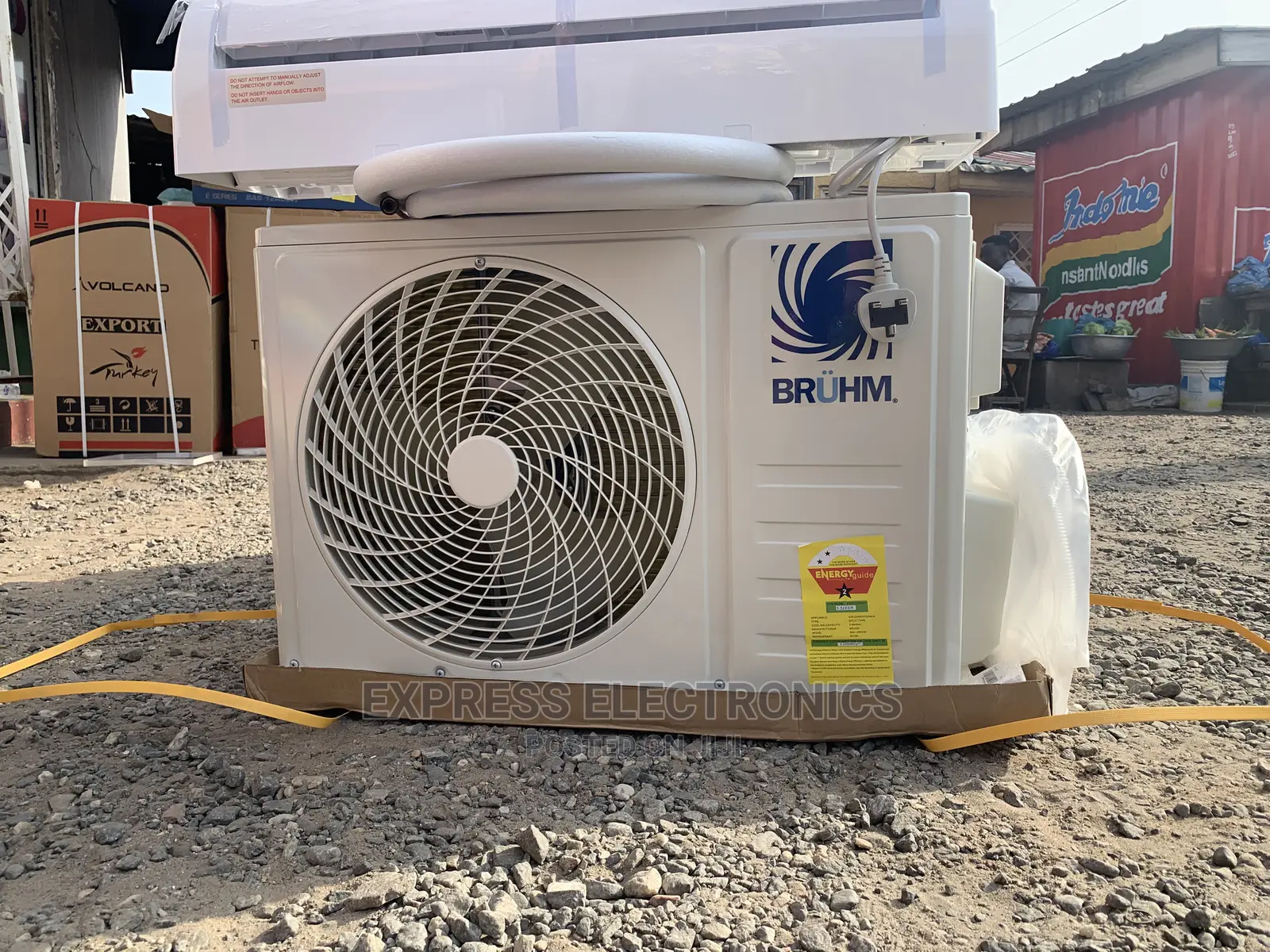 White Color Bruhm 2.0hp Split R410 Gas+Wallmount