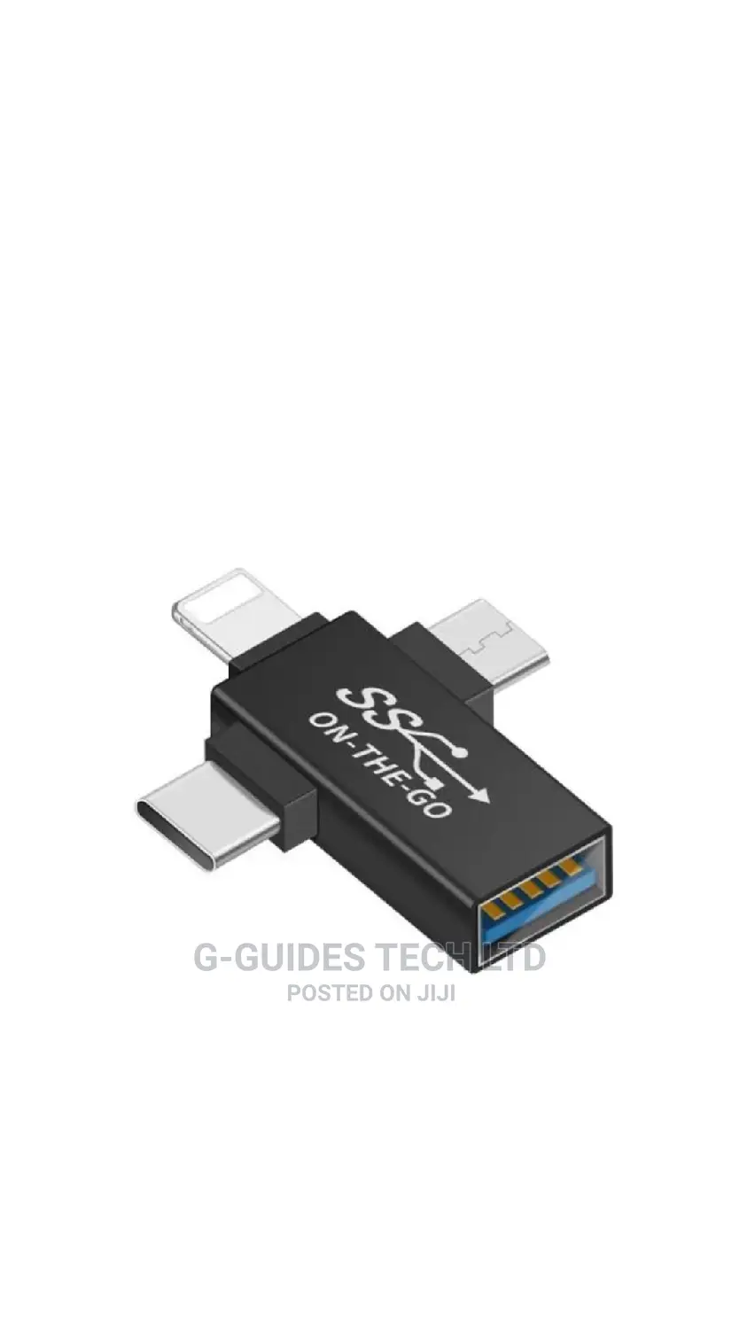 3 in 1 Otg Adapter Usb 3.0 for Type-C, Micro and iPhone