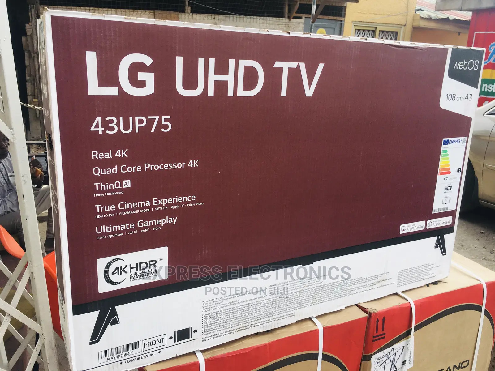 True Cinema Experience 43”UHD LG Smart 43UP75003+Tv Guard