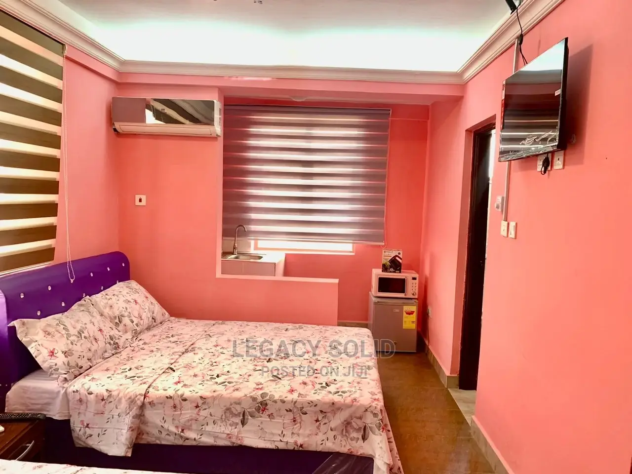 Furnished Studio Apartment in Legacy Solid Real, West Legon for Rent