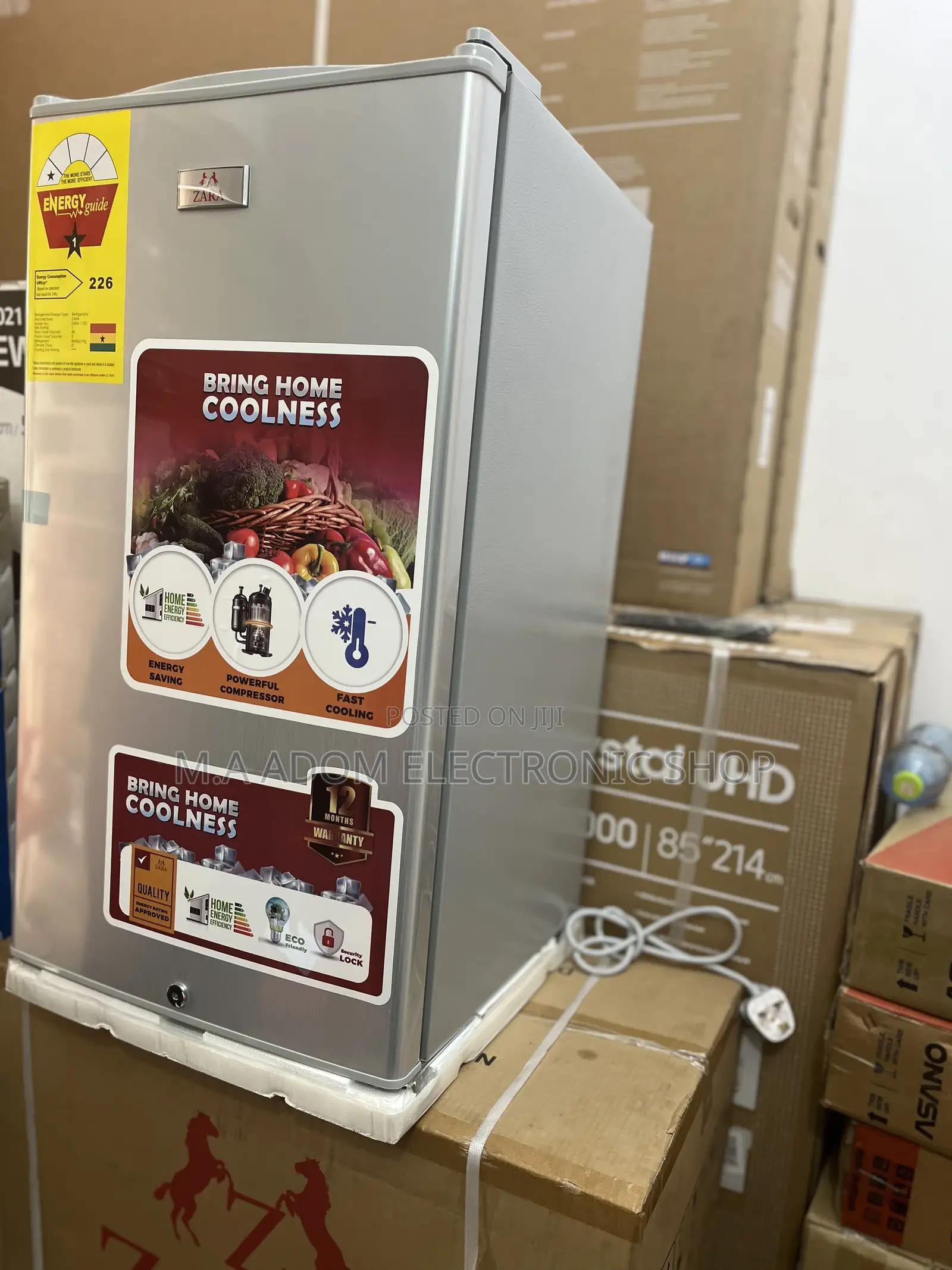 Brand New ZARA 80 Litres One Table Top Fridge