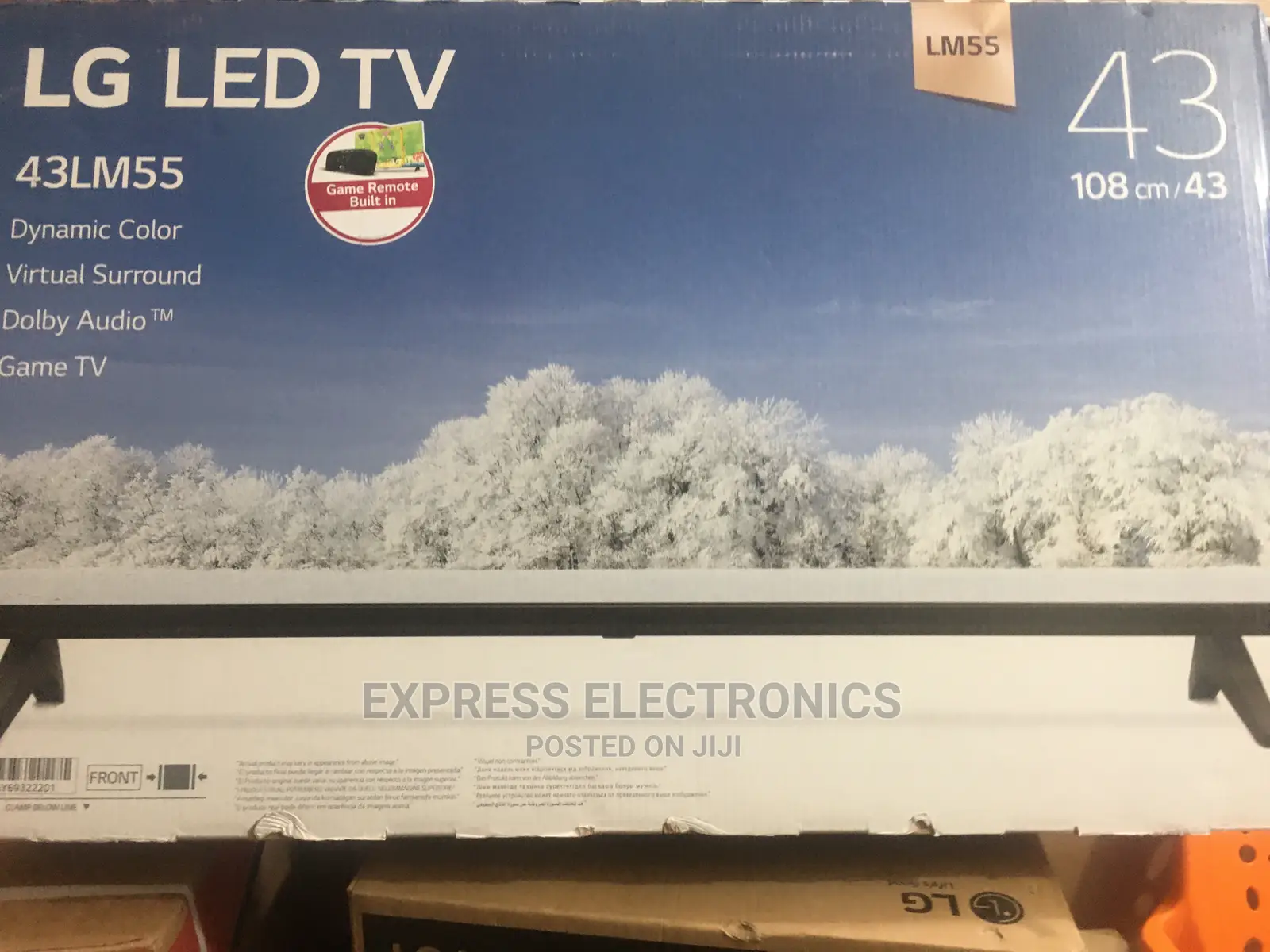 Dynamic Contrast Full HD Digital Satellite 43”LG 43LM5500PVA