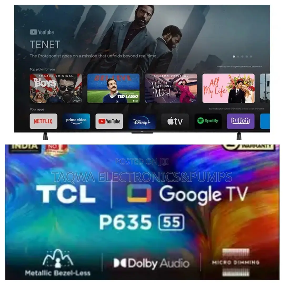 Dolby Audio TCL 55 Smart Tv