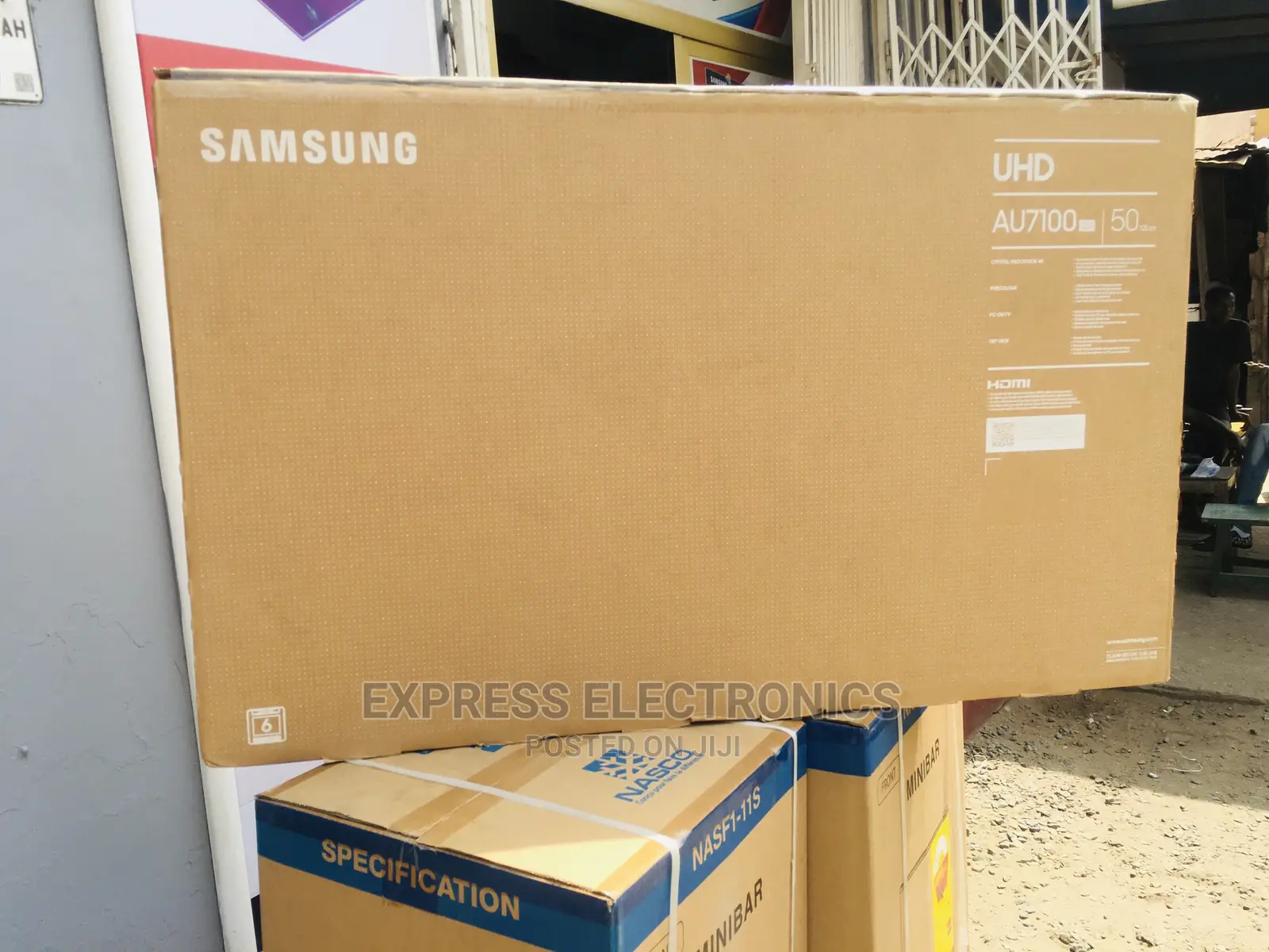Feel Every Shade in Powerful Smart Samsung 50”AU7172 UHD