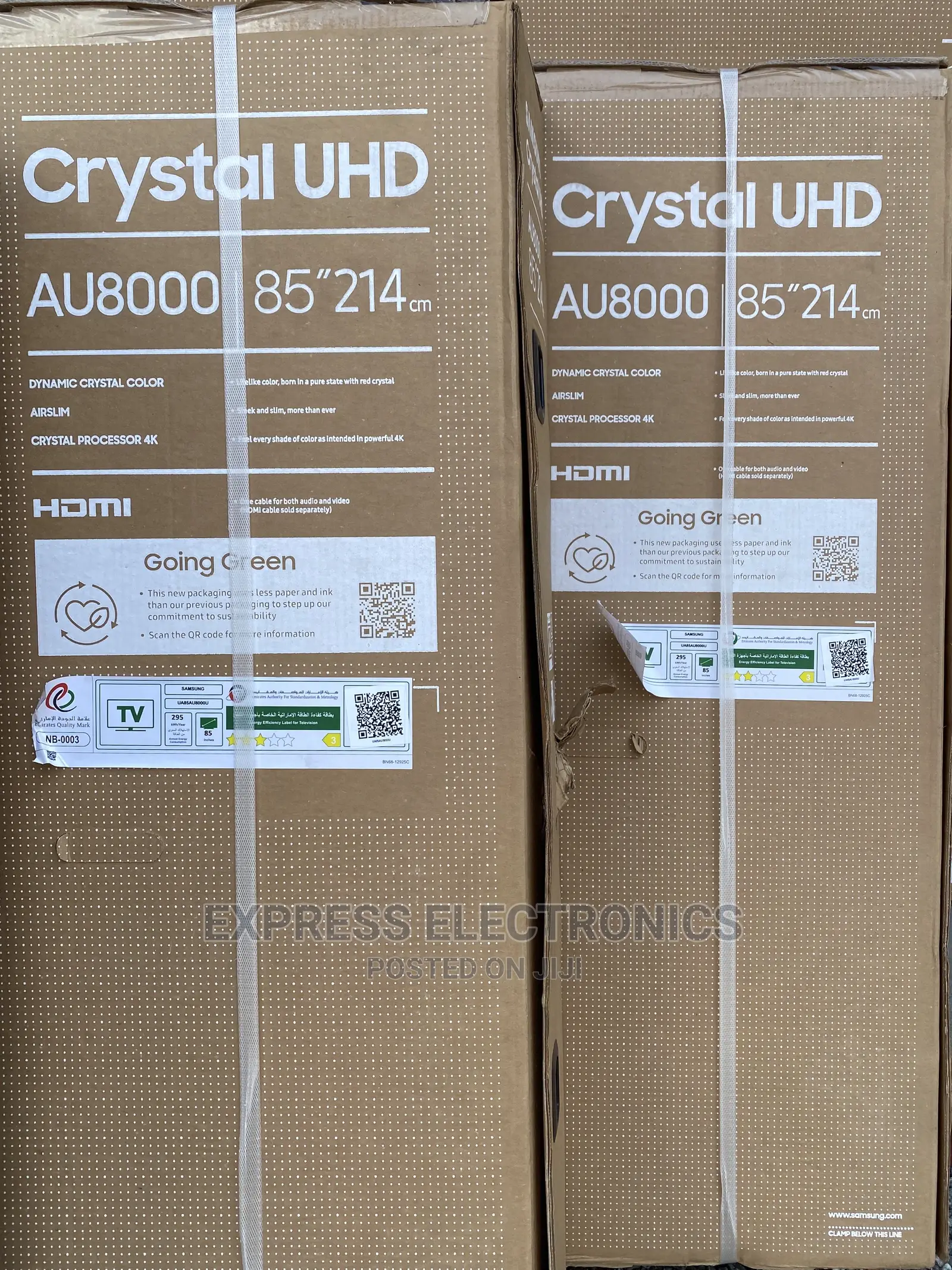Enjoy Good Cinema in Real UHD LED Smart Samsung 85”AU8000