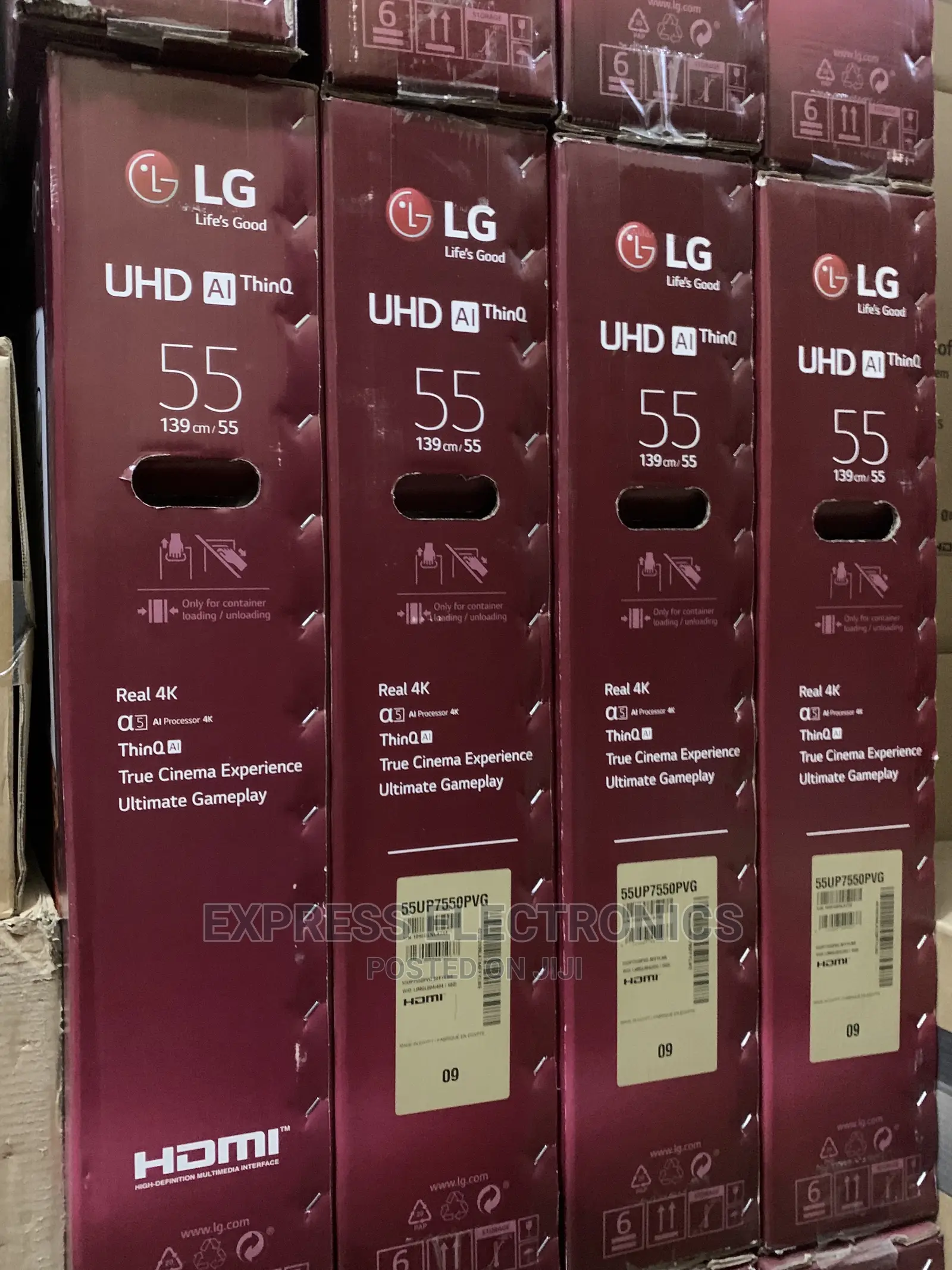 Sleek and Slim Design LG 55”UP75003 UHD Smart Brand New