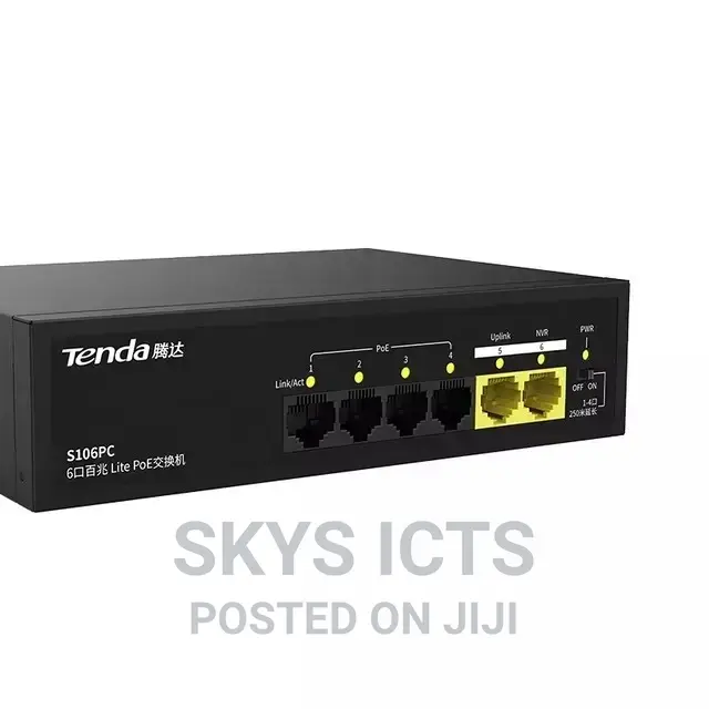 4 Port Tenda Poe Switch
