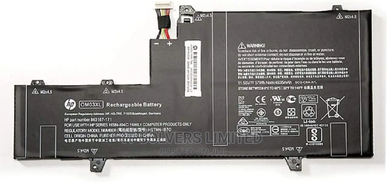 Hp Om03xl Battery