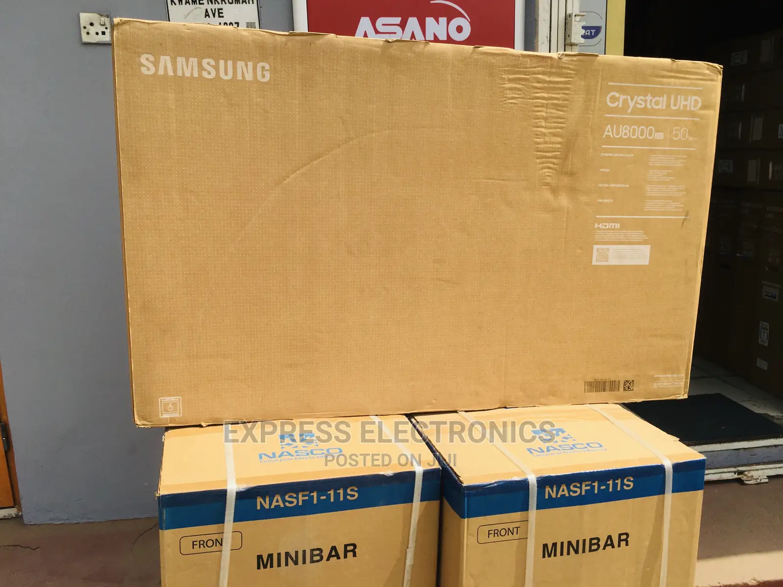No.1 Real Smart Samsung 50”AU8000 UHD +Wallmount