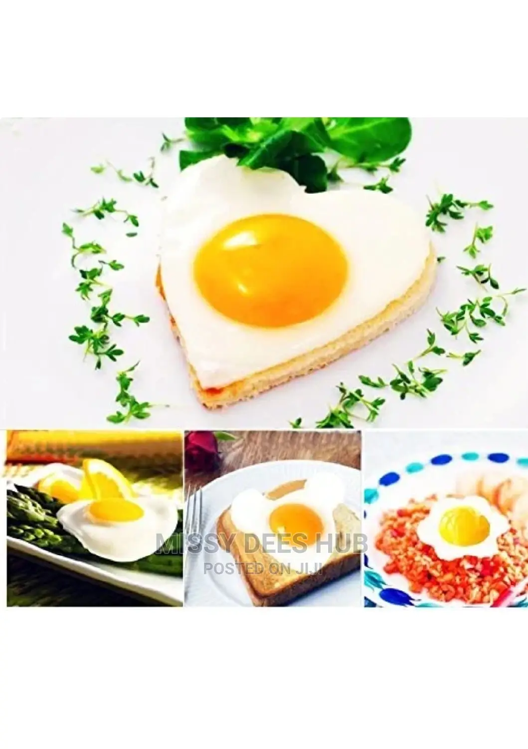 2pcs Egg/Pancake Shapers