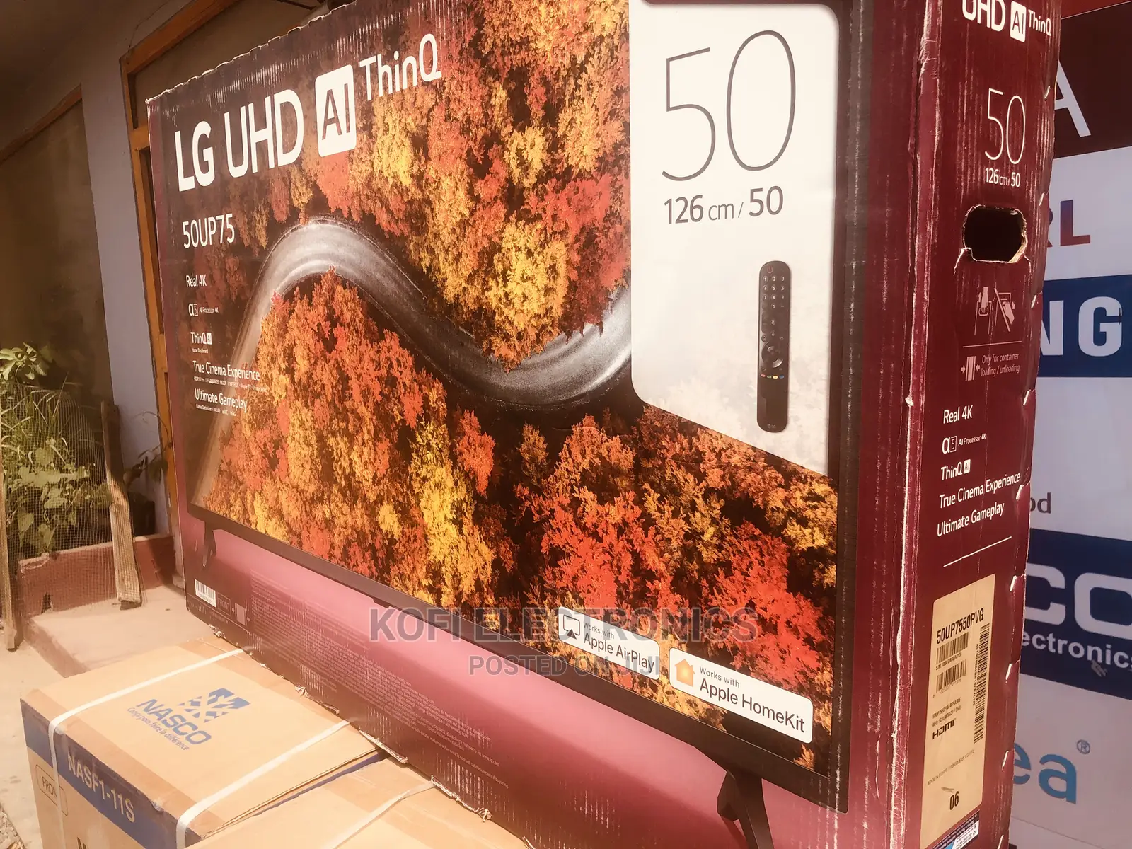 Wifi Built In LG 50 Inch Uhd 4K Active Hdr TV