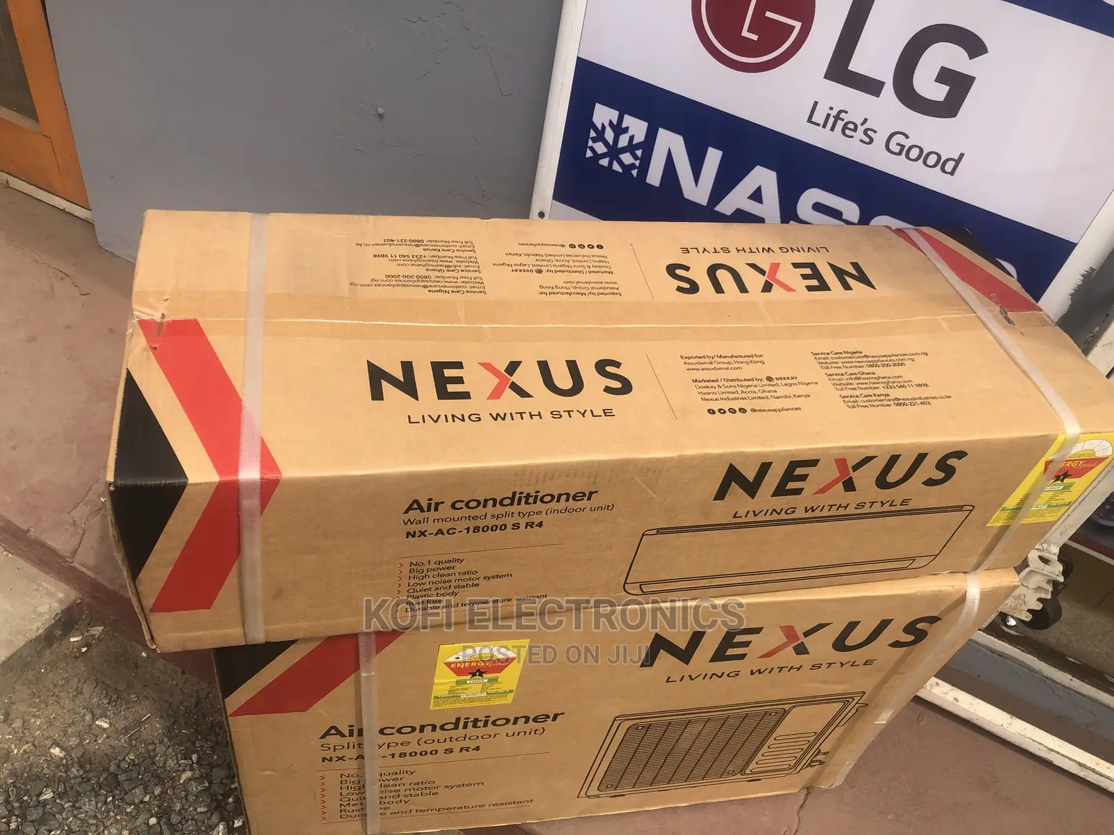 Nexus 2.0hp Split Air Conditioner Nx-Sac18000af With KIT