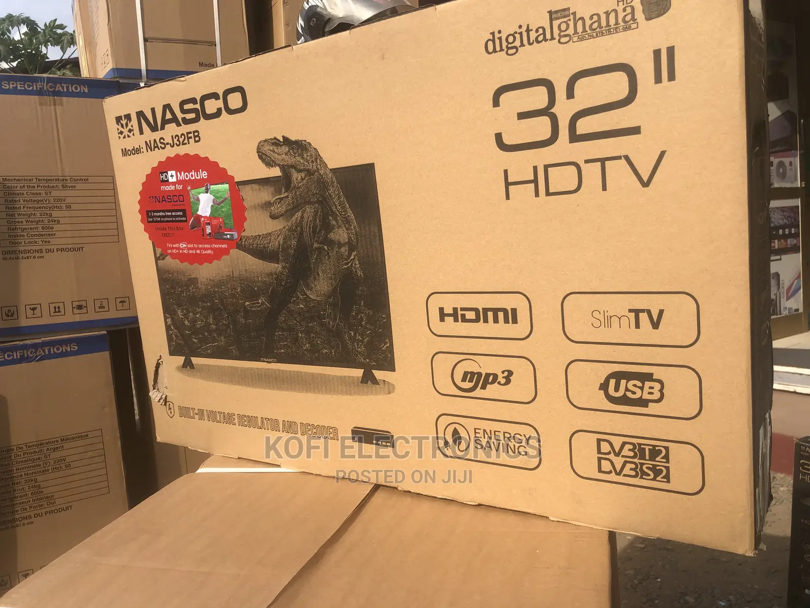 Visual Quality Nasco 32inches Digital Satellite TV