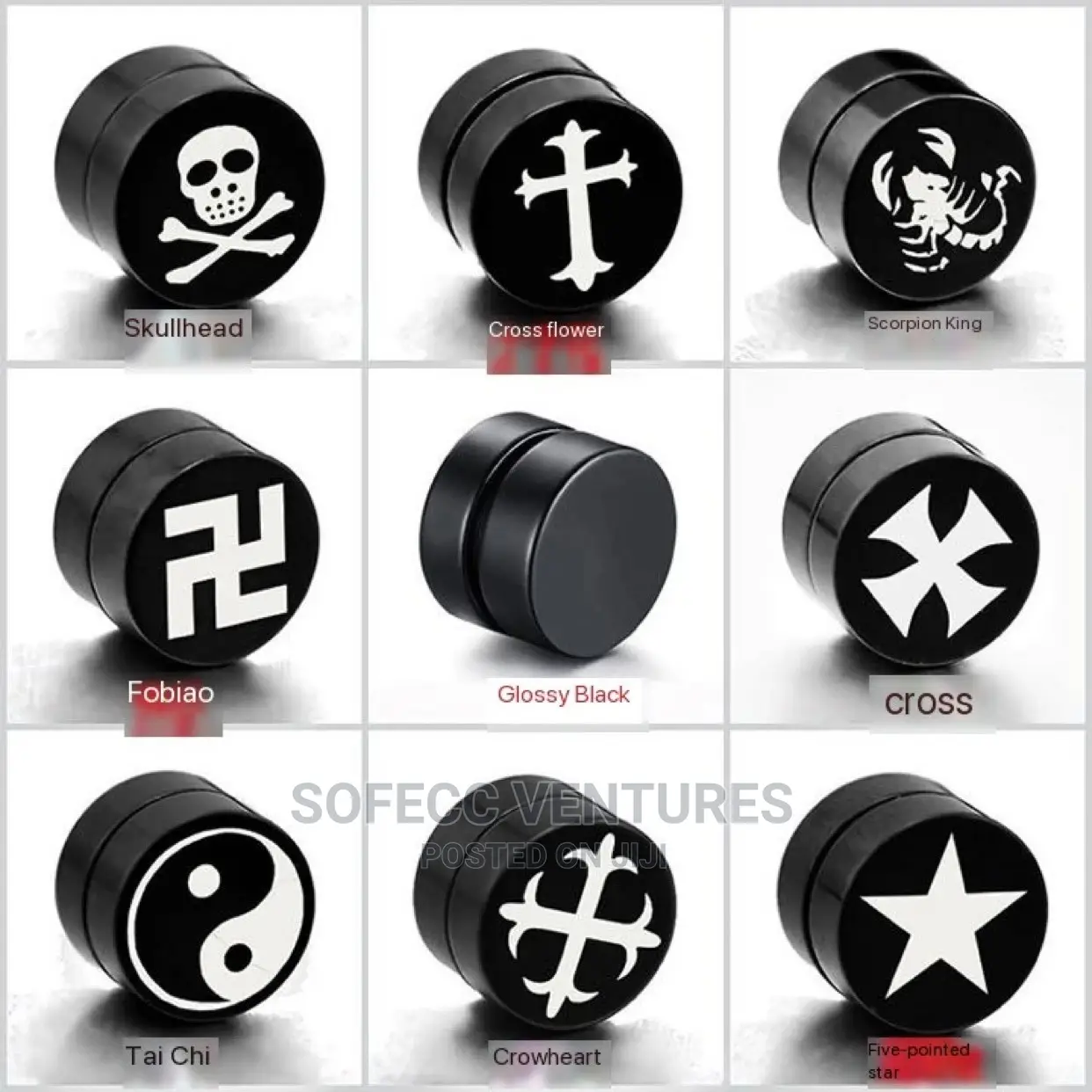 Men’S Magnetic Stud Earrings