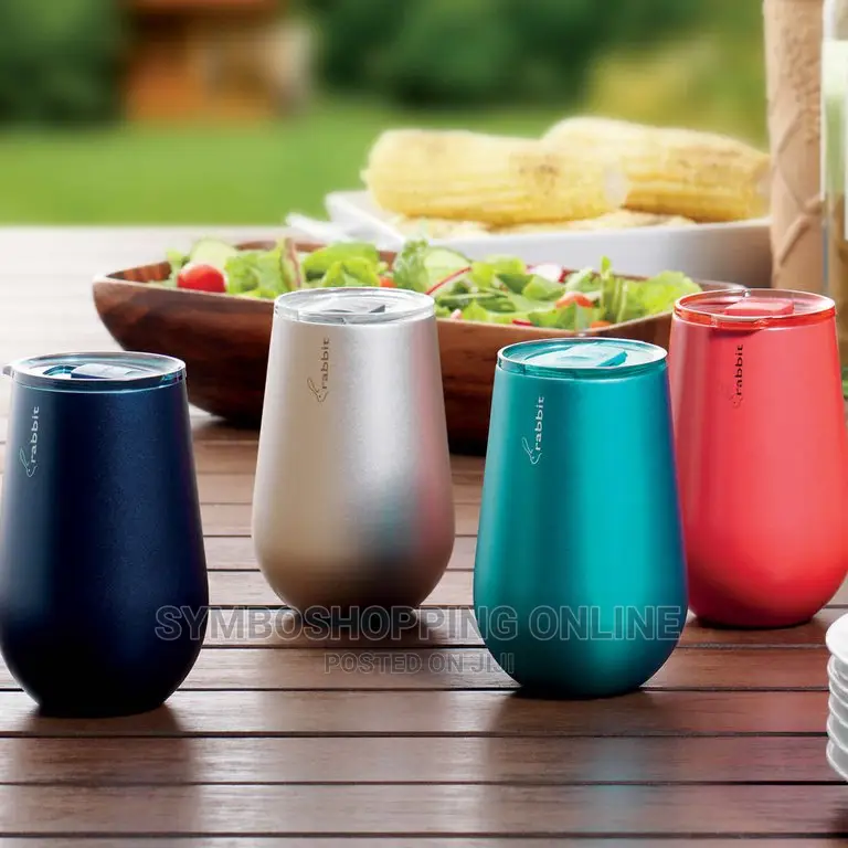 Rabbit Stainless Steel 12 Oz Tumbler Set Tumblers With Lid