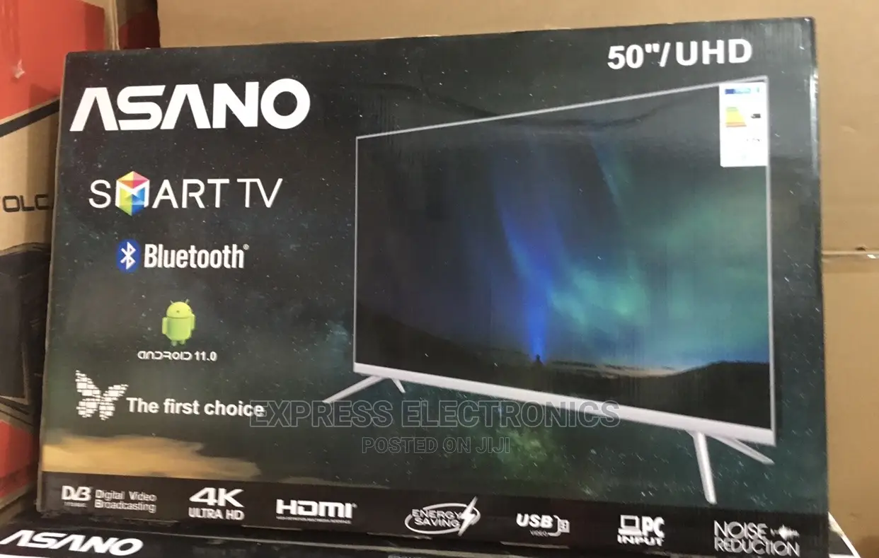 DSTV +Asano 50”Uhd Smart Android Bluetooth Clear Picture