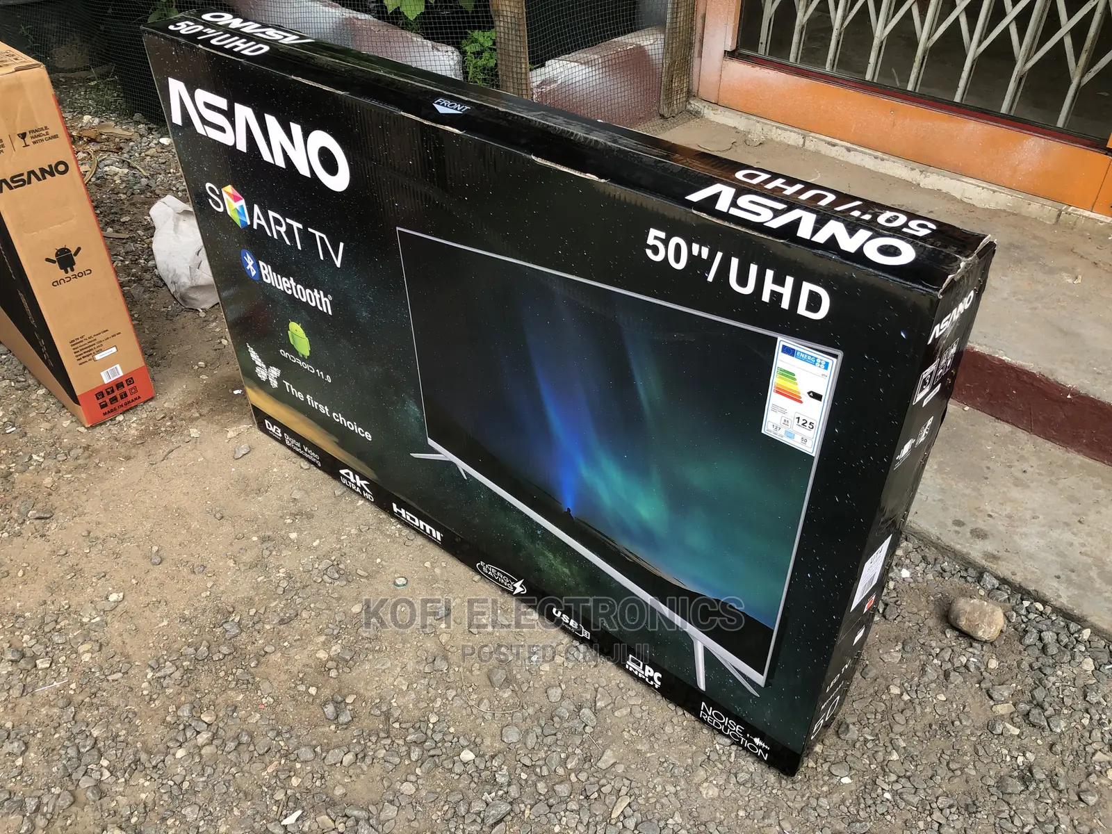 50inches Asano Smart UHD With Silver Design Style