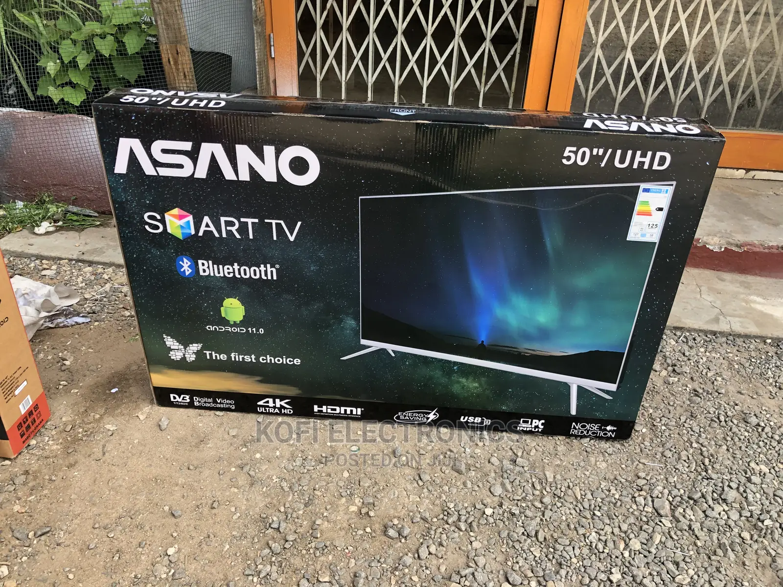 50inches Asano Smart UHD With Silver Design Style