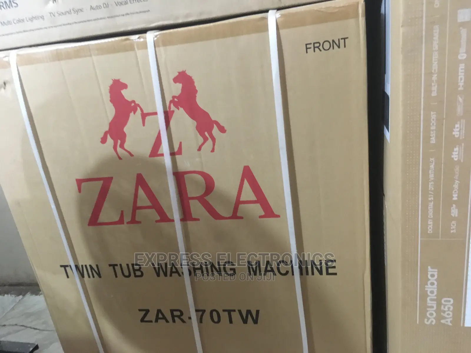 Plastic Big Body Wash Zara 7kg Top Load (White Color)Machine