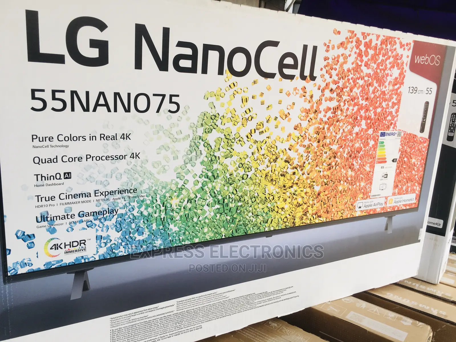 Nanocell 55”Incredible Ultra HD Picture Nano 756+Dstv