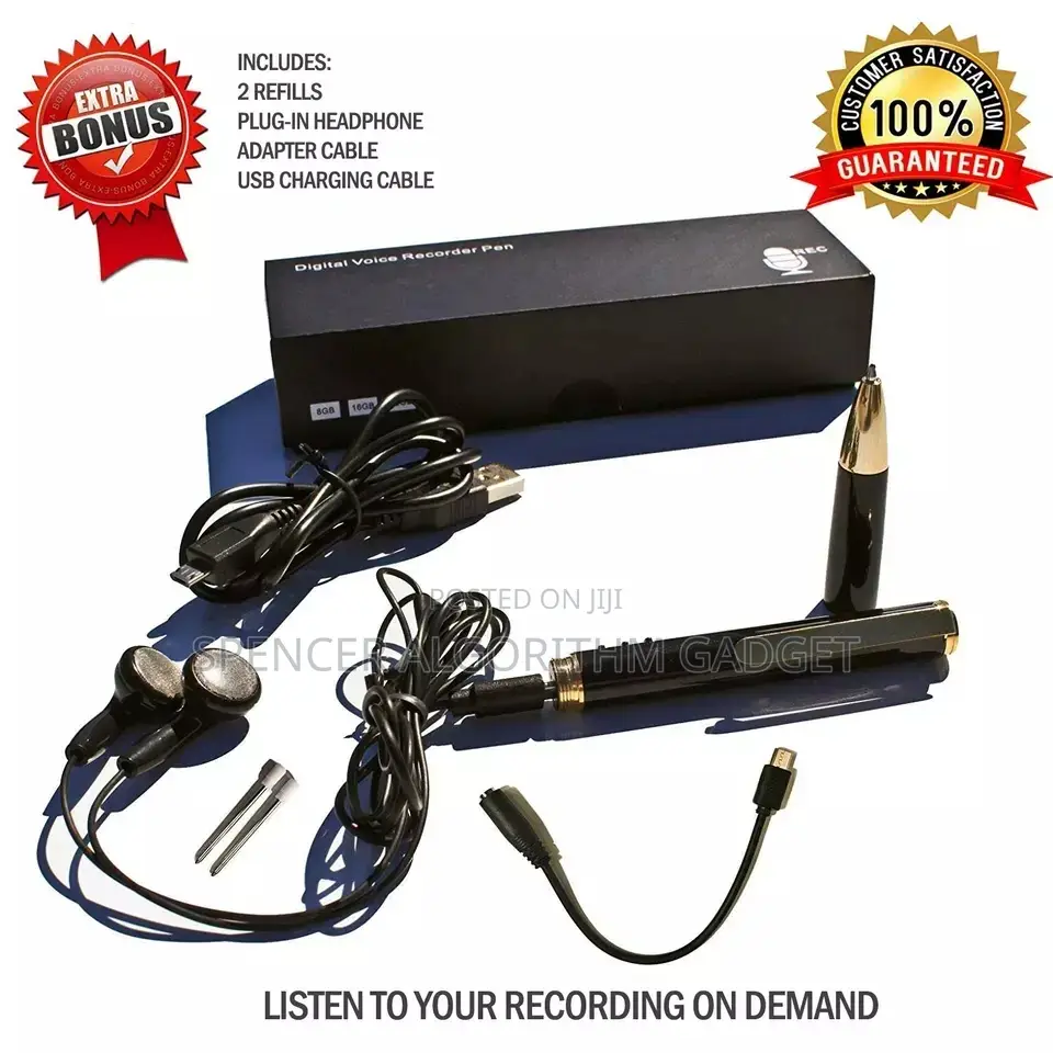 New HD Voice Audiorecorder Pen 22hrs Record After Charge