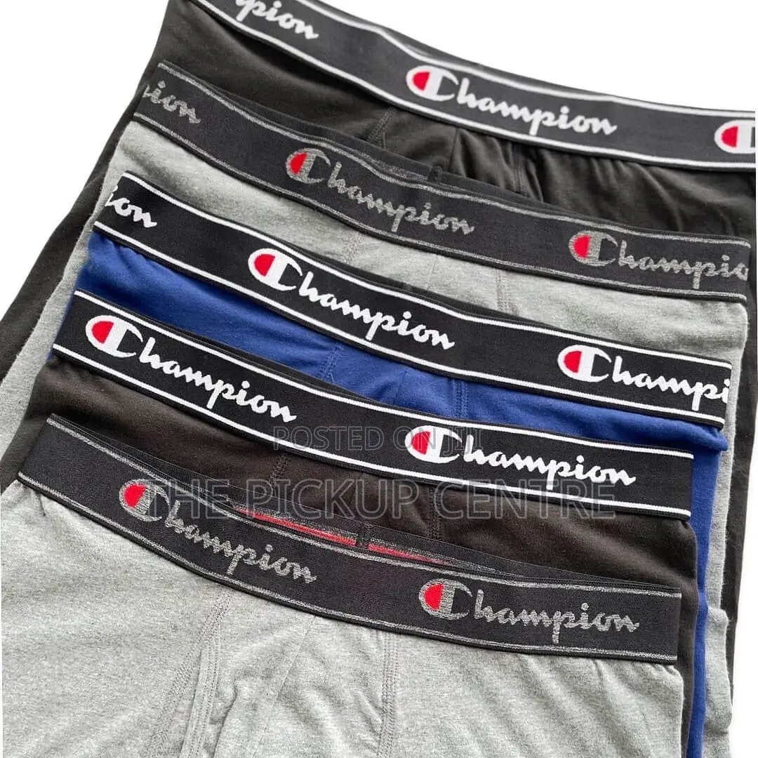 Champion Elite Boxer Briefs Large 36"-38" (5 Briefs/Pack)