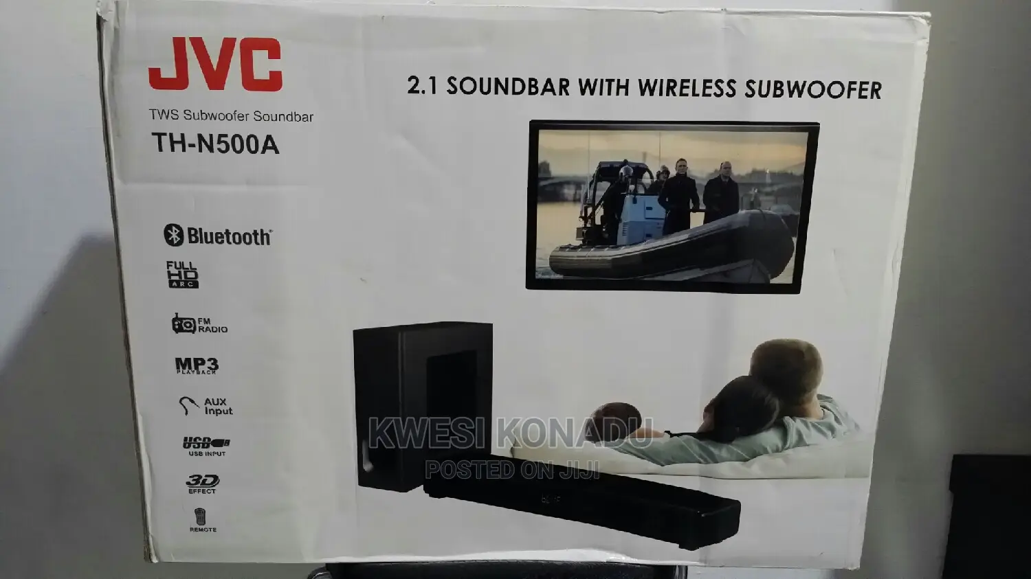 2026 JVC Th-N500a Wireless Subwoofer With Soundbar